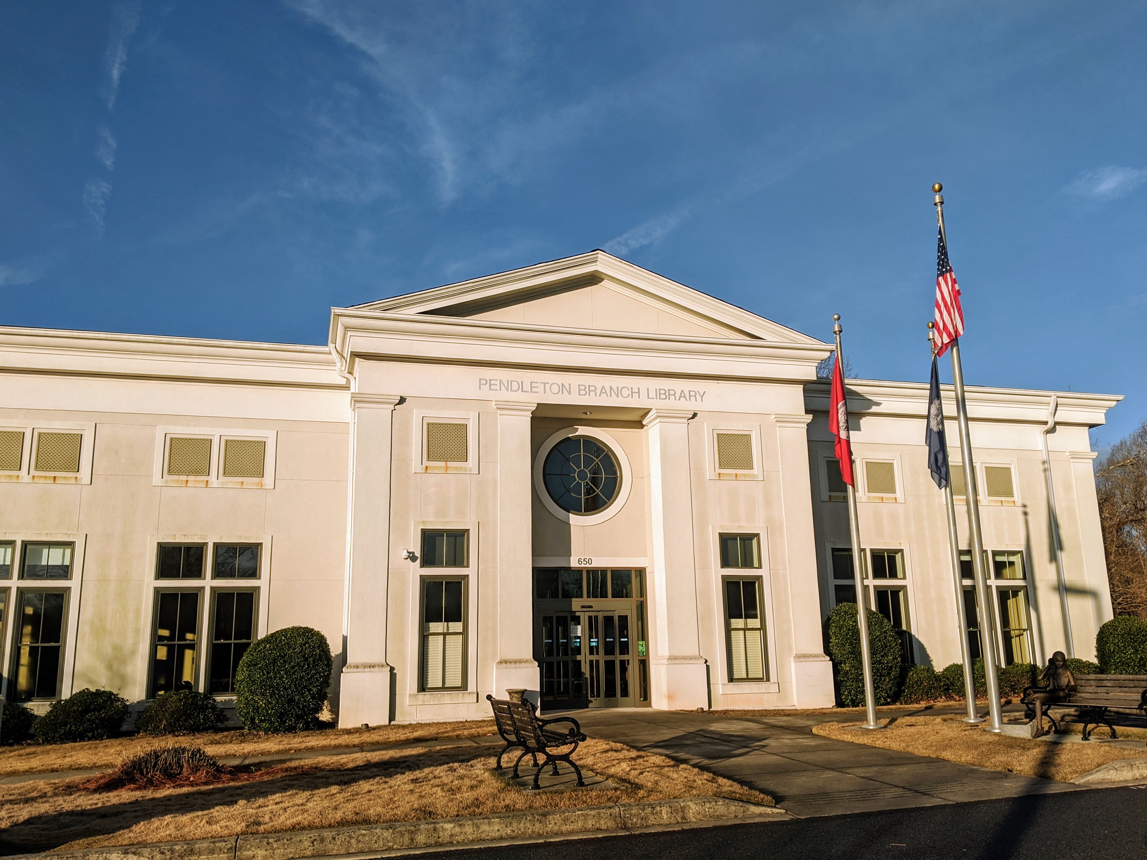 Pendleton Library building exterior