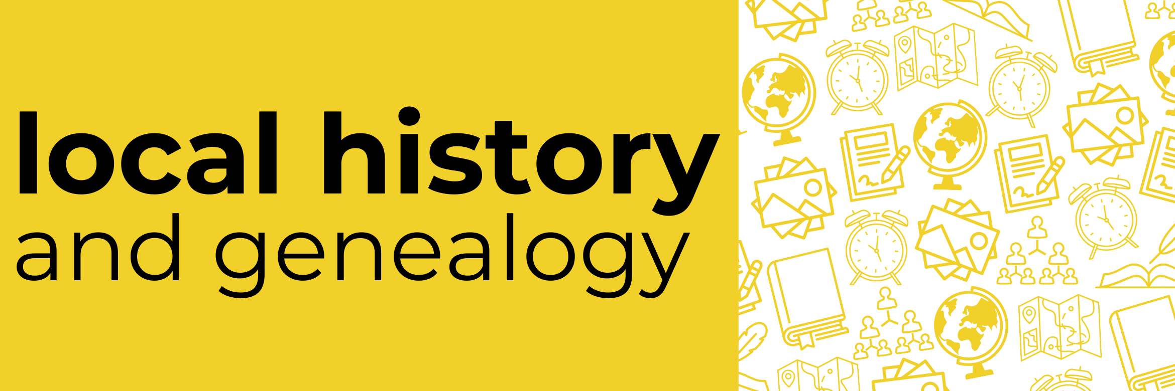 Local History and Genealogy graphic header