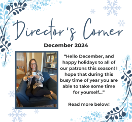 Promotion for the Director's Corner post