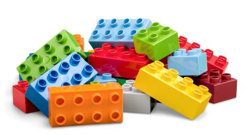 Pile of lego blocks