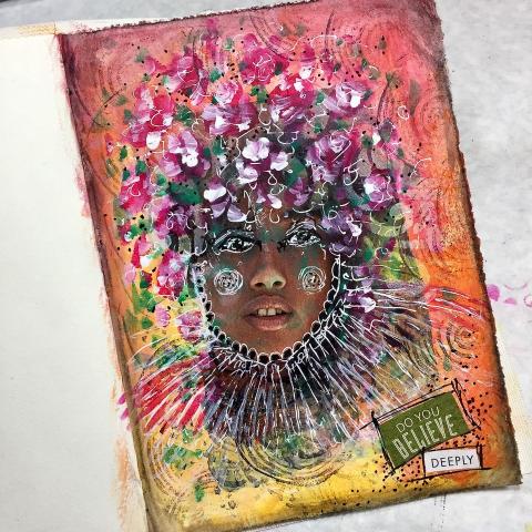 Art Journal Face