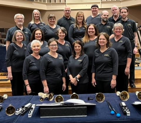 Carolina Bronze Handbell Ensemble group photo