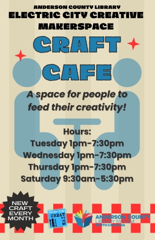 poster for craft cafe