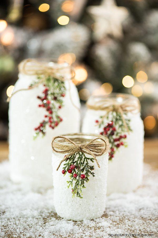 snowy jar