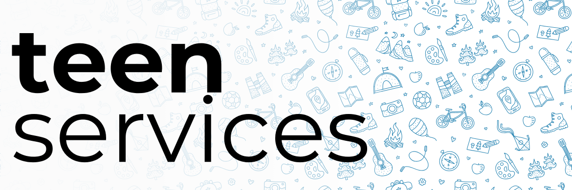 Teen Services graphic header